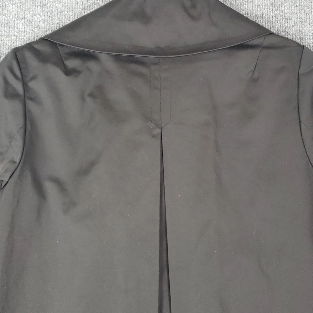Express Double Breasted Fashionable Women's Jacket Front Pockets Black